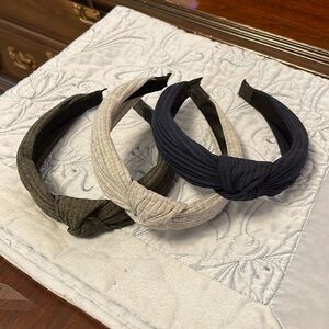 Three Top Knot Headbands